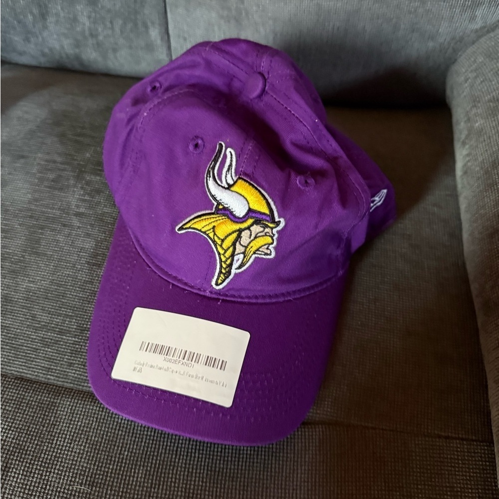 New Era Minnesota Vikings Purple Adjustable Hat Unisex‎ Size Large Football Cap